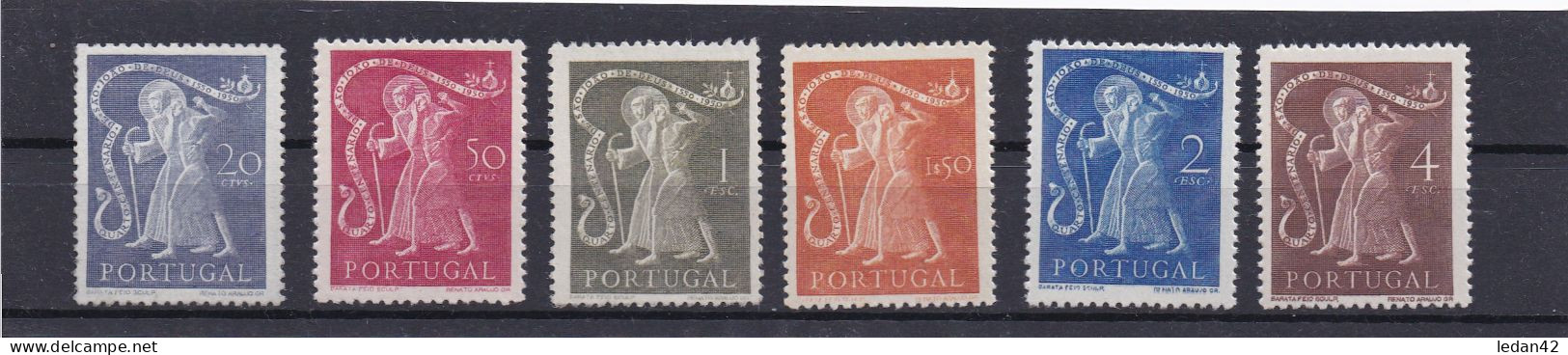Portugal 1950, Cat Yvert N°734/39 **. 4e Centenaire De La Naissance De Saint-Jean De Dieu. - Neufs
