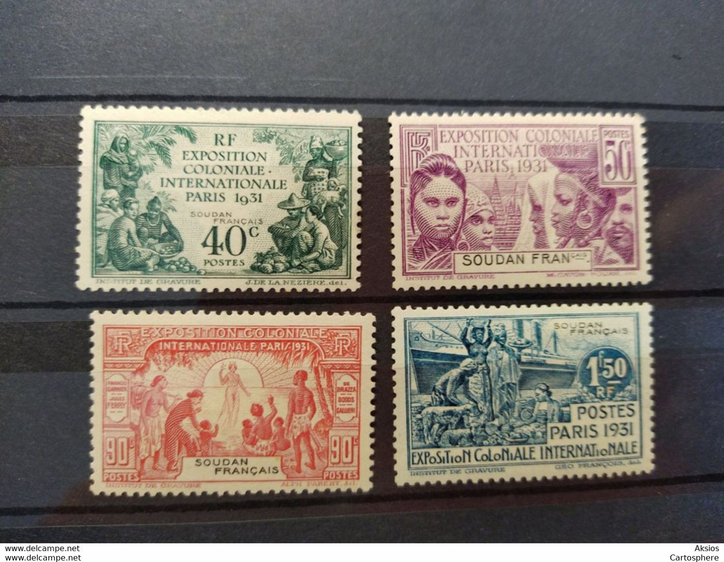 Soudan -1931 YV 89 à 92 N* Complete Exposition Coloniale Cote 23 Euros - Neufs