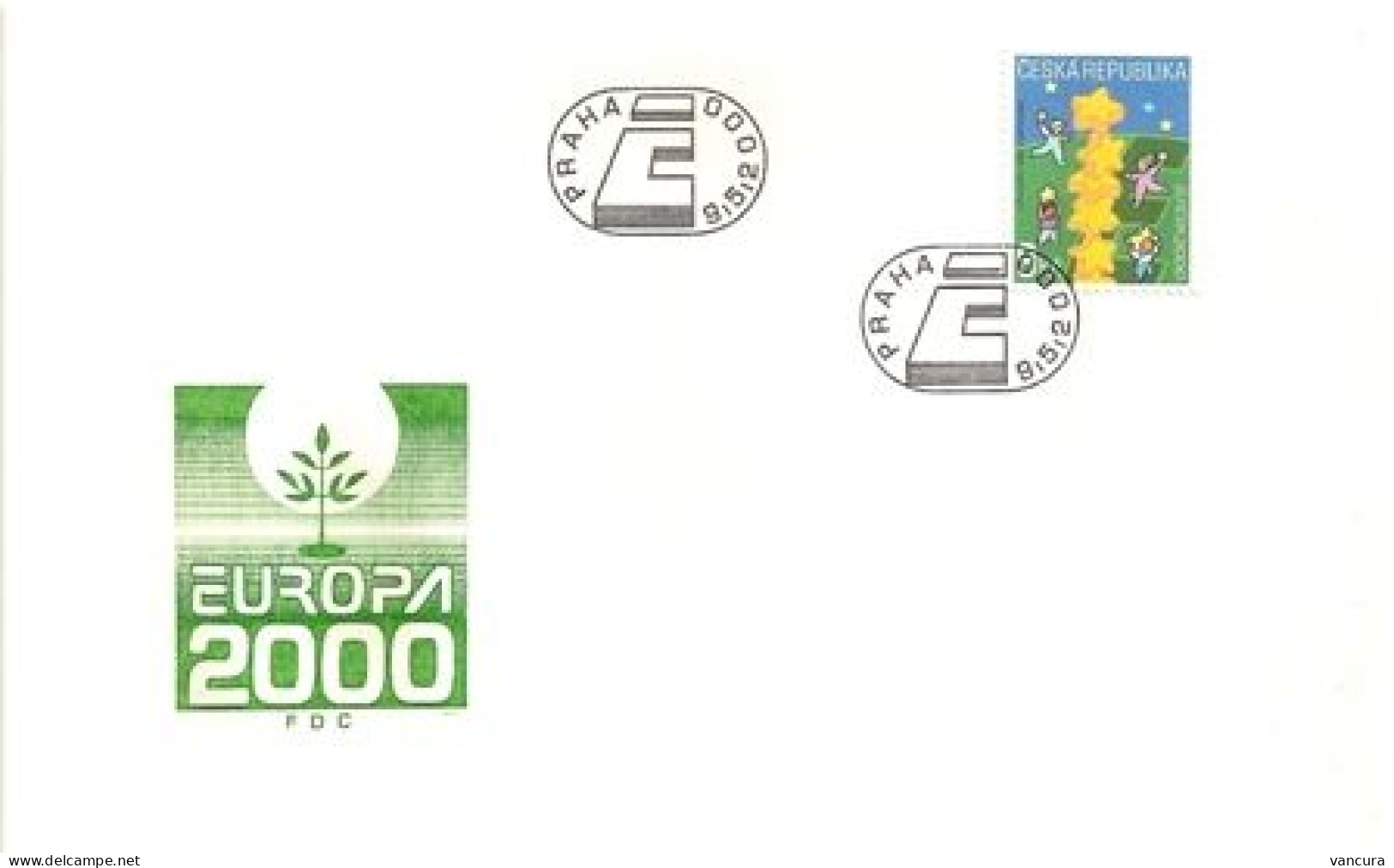 FDC 253 Czech Republic EUROPA 2000 - 2000