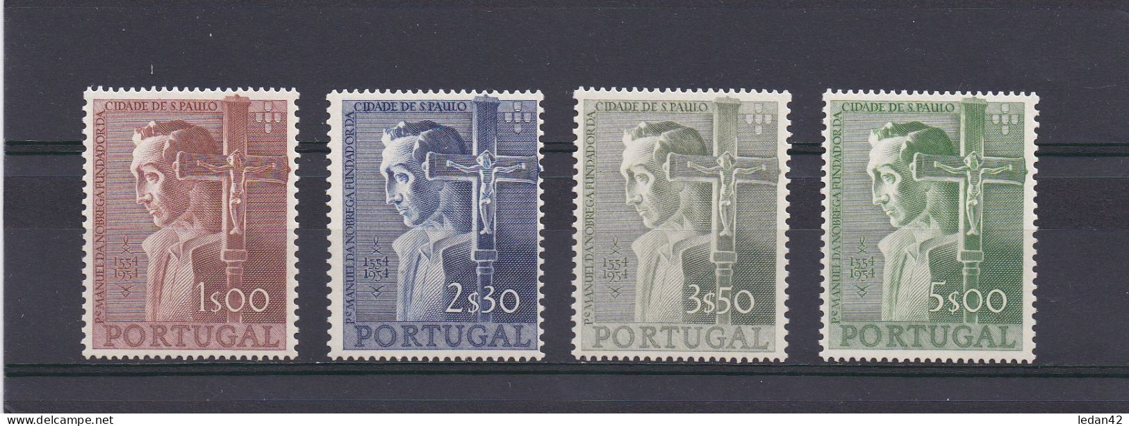 Portugal 1955, Cat Yvert N°813/16**. 4e Centenaire De La Fondation De Sao Paulo. - Unused Stamps