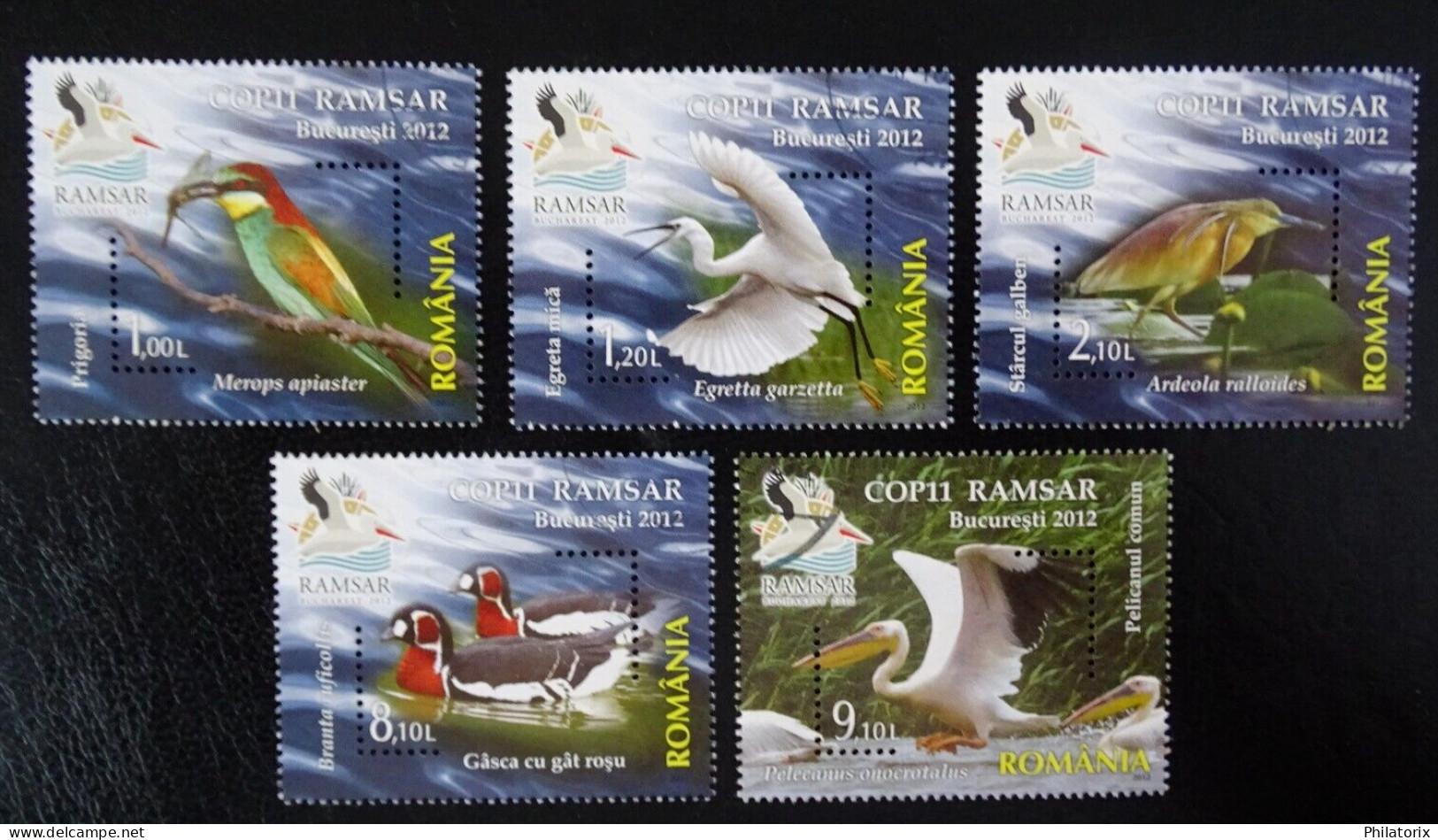 Rumänien Mi 6629-6633 , Vögel , Gestempelt - Used Stamps