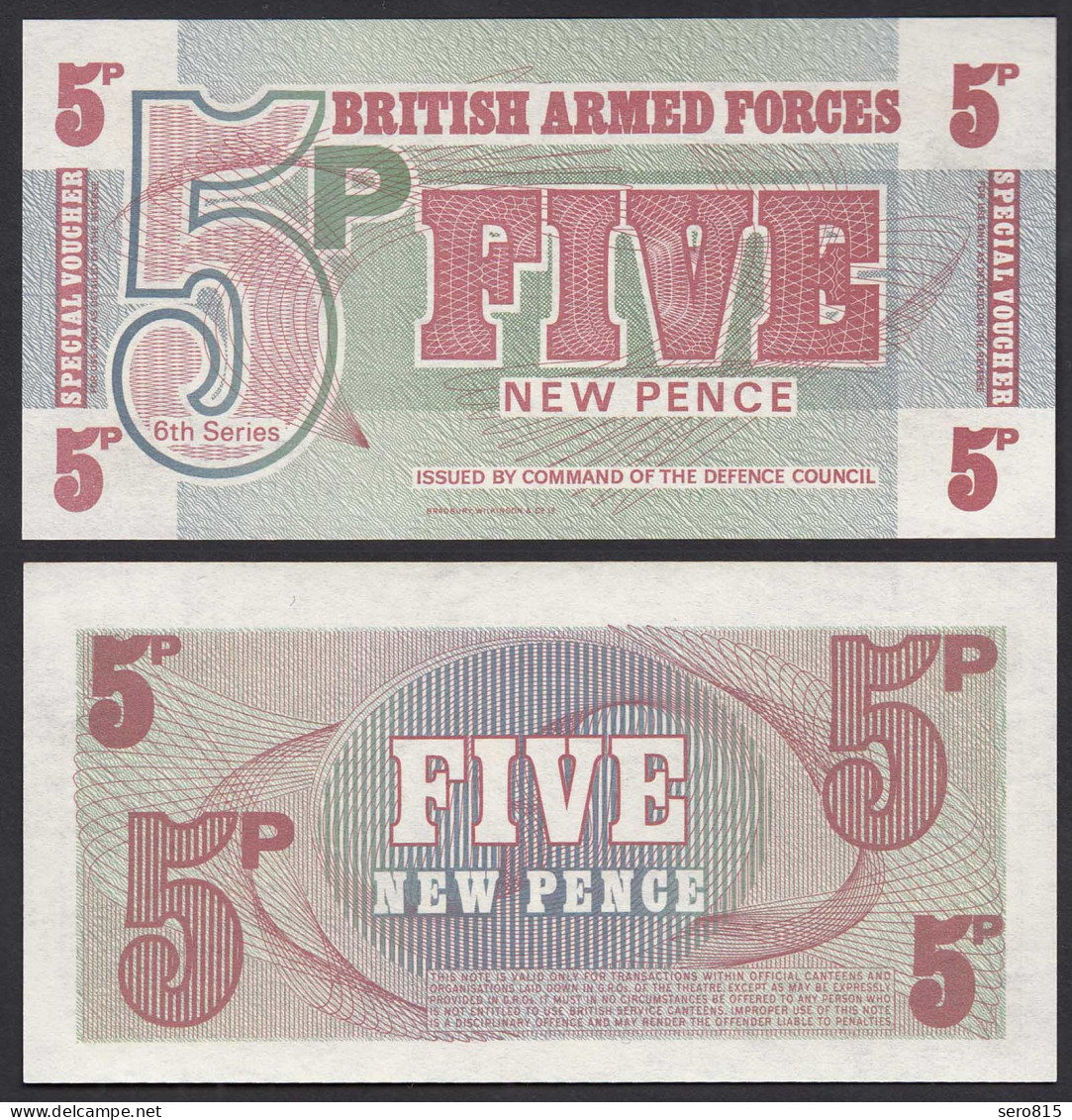 UK BRITISH ARMED FORCES 5  Pence 6th Series UNC (1)     (30864 - Andere - Europa
