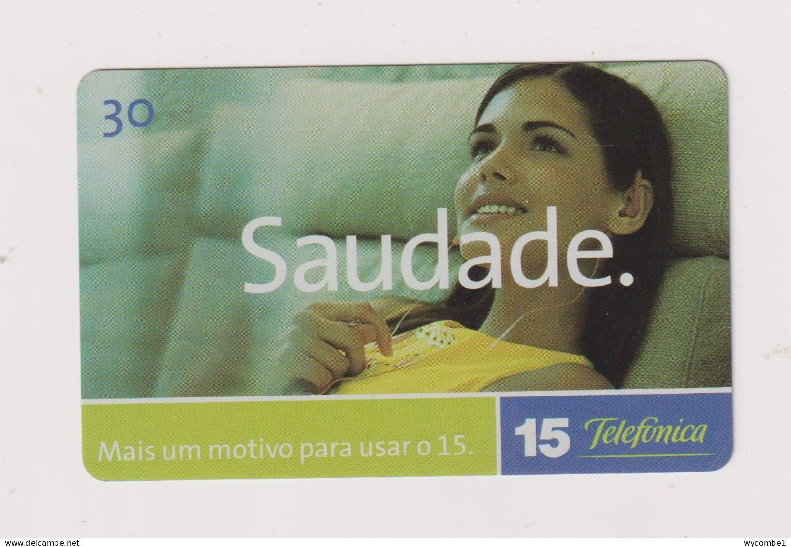 BRASIL -  Saudade Inductive  Phonecard - Brasile