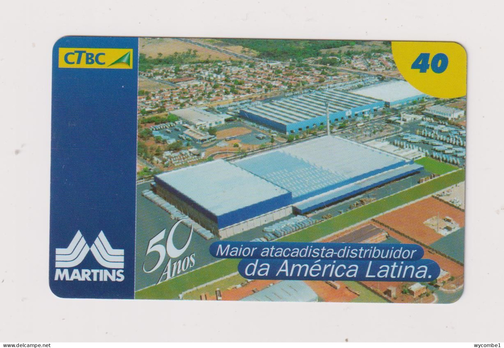 BRASIL -  Martins Inductive  Phonecard - Brasile