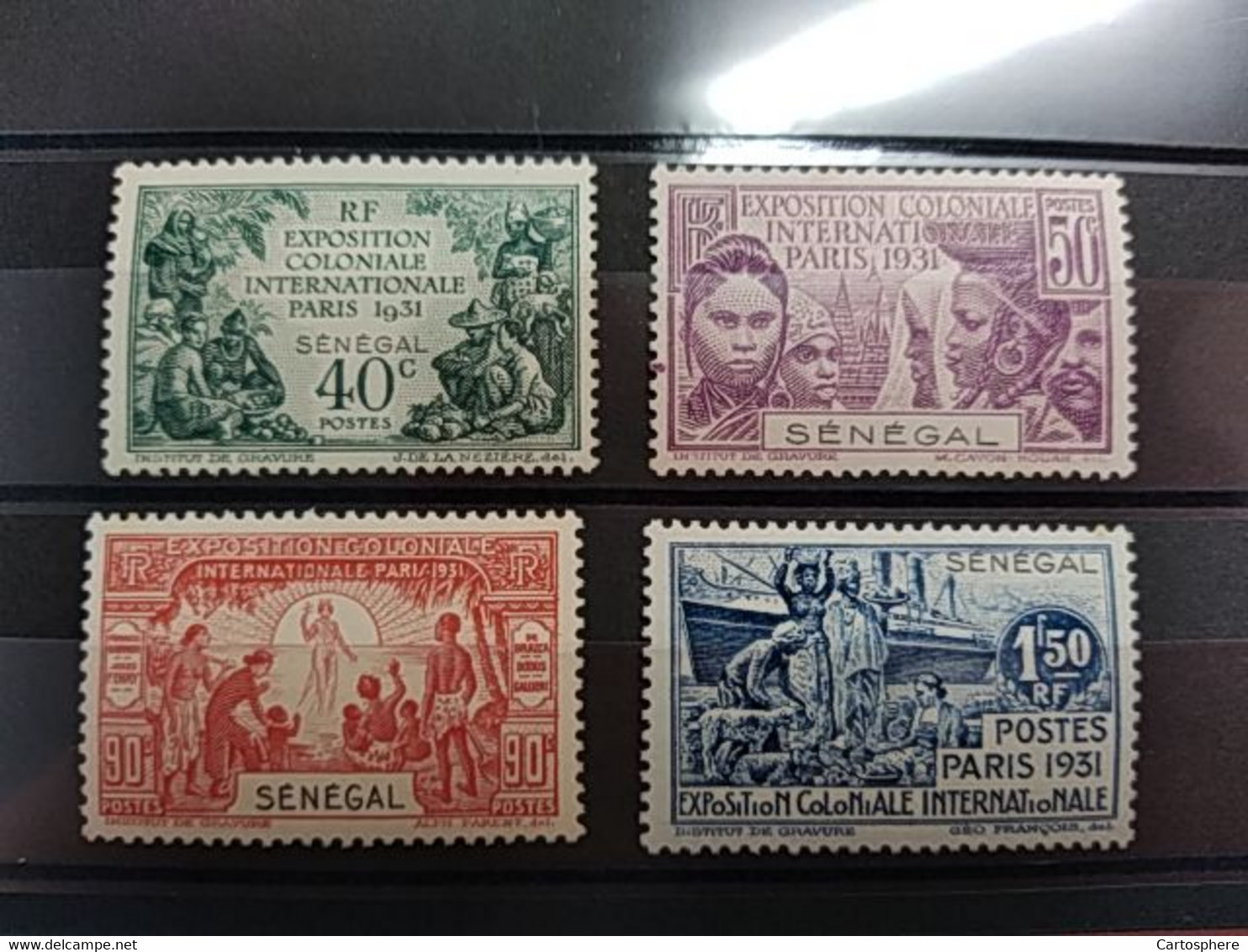 Sénégal - 1931 - N°Yv. 110 à 113 - Exposition Coloniale - Série Complète - Neuf * / MH VF - Ungebraucht