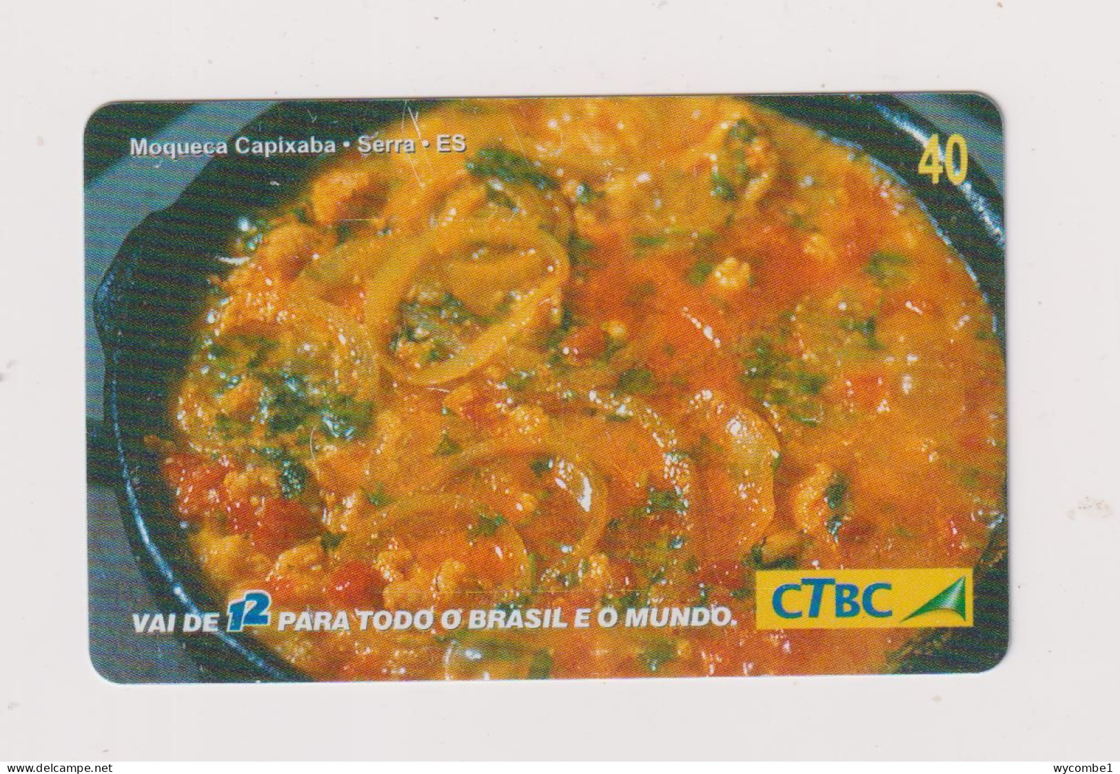 BRASIL -  Moqueca Capixaba Inductive  Phonecard - Brazil