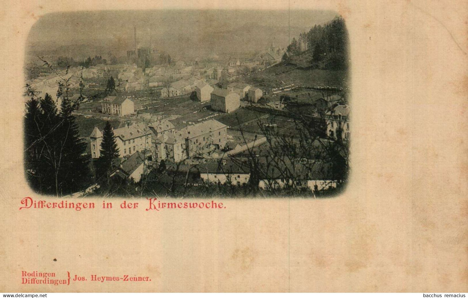 DIFFERDINGEN In Der Kirmeswoche 1898   Jos Heymes-Zenner, Differdingen,Rodingen - Differdange