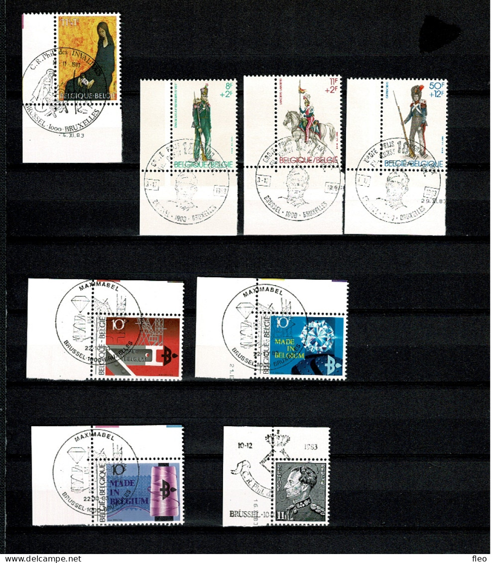 1983 Volledige Jaargang /ANNÉE COMPLÈTE Postfris Met 1édag Stempel : HEEL MOOI ! MNH Avec Cachet 1er Jour - Annate Complete