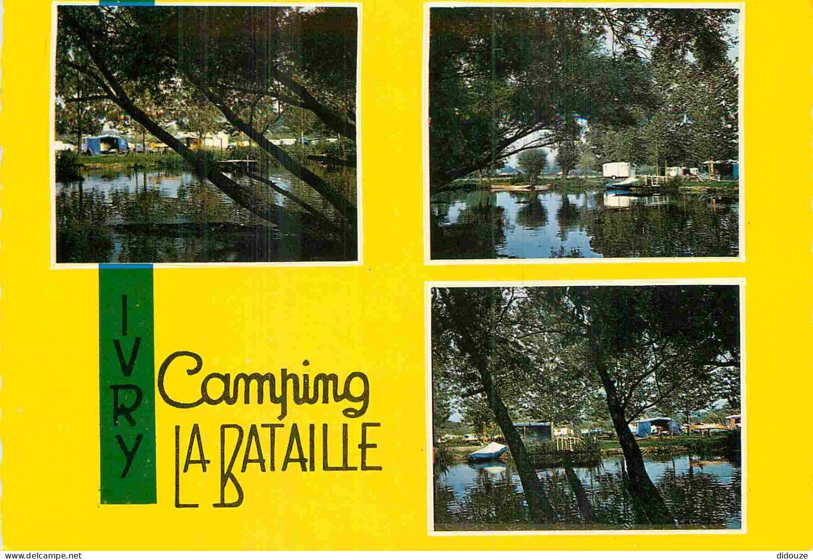 27 - Ivry La Bataille - Le Camping - Multivues - Carte Dentelée - CPSM Format CPA - Voir Scans Recto-Verso - Ivry-la-Bataille