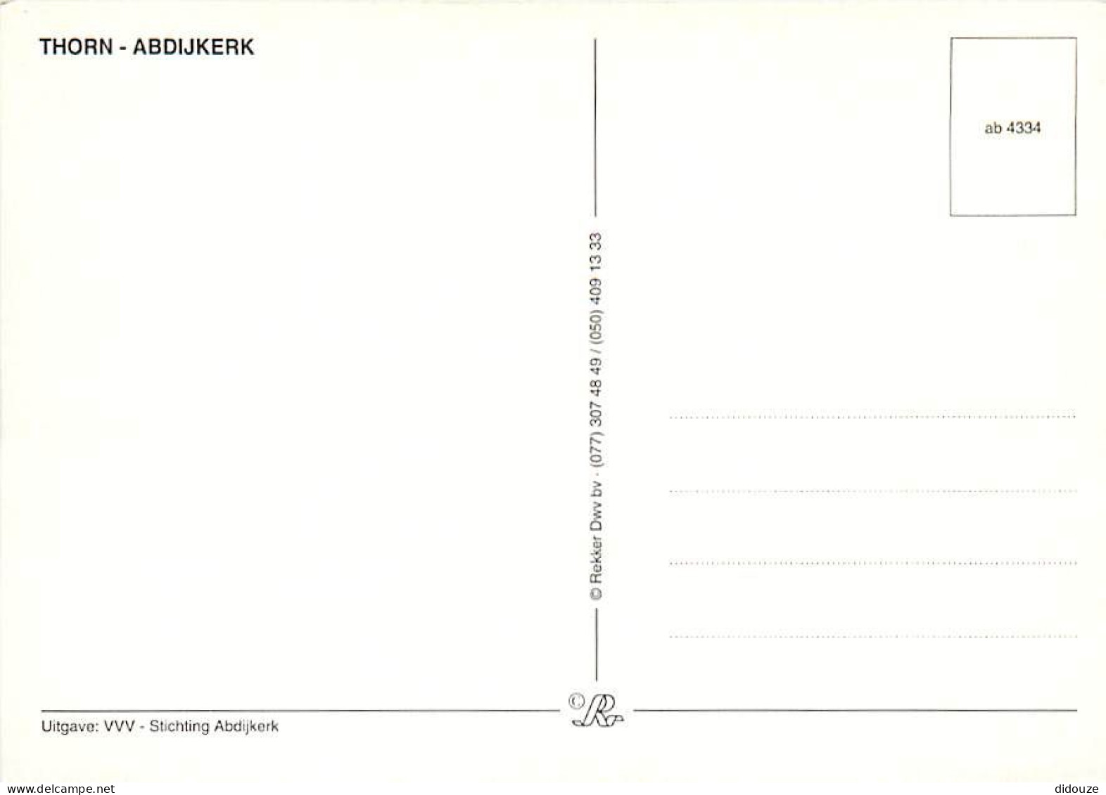 Pays-Bas - Nederland - Thorn - Abdijkerk - Eglise - CPM - Voir Scans Recto-Verso - Thorn