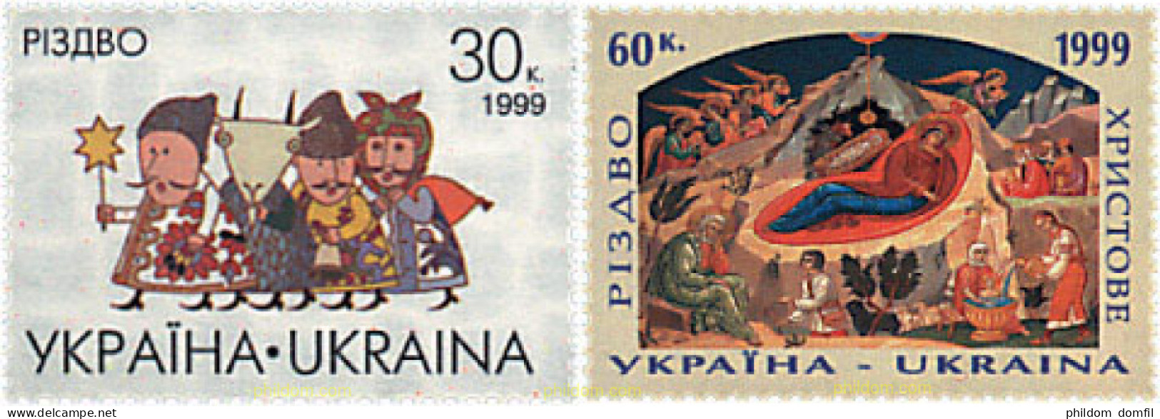 71537 MNH UCRANIA 1999 NAVIDAD - Ukraine