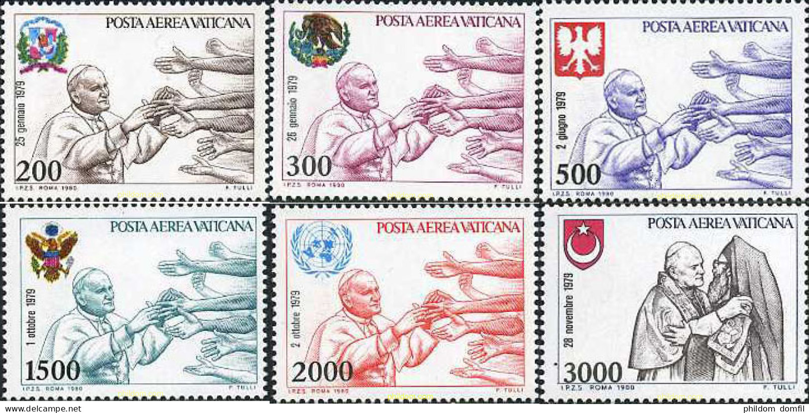 685945 MNH VATICANO 1980 PAPA JUAN PABLO II - Neufs