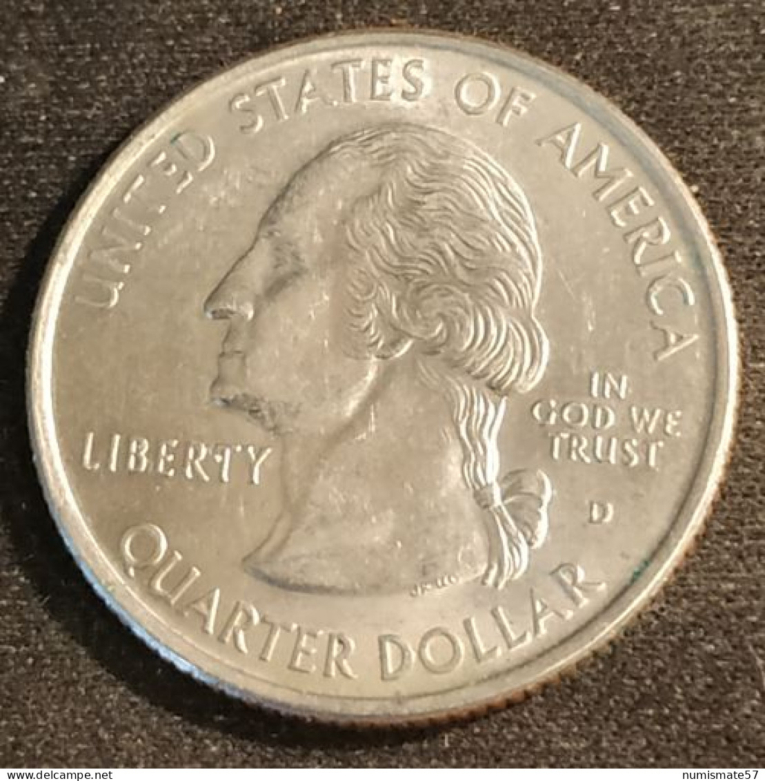 ETATS UNIS - USA - ¼ - 1/4 DOLLAR 1999 D - Quarter Georgia - KM 296 - Altri & Non Classificati