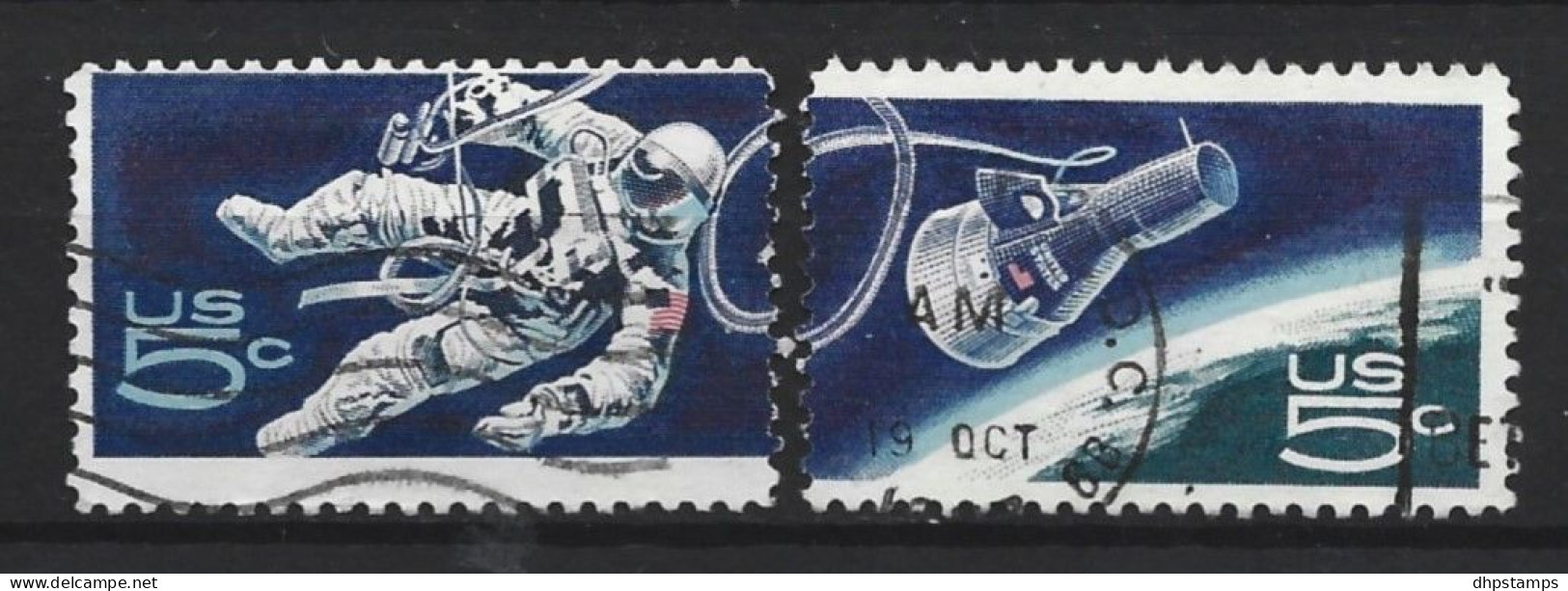 USA 1967 Archievements In Space Y.T. 834/835 (0) - Gebruikt
