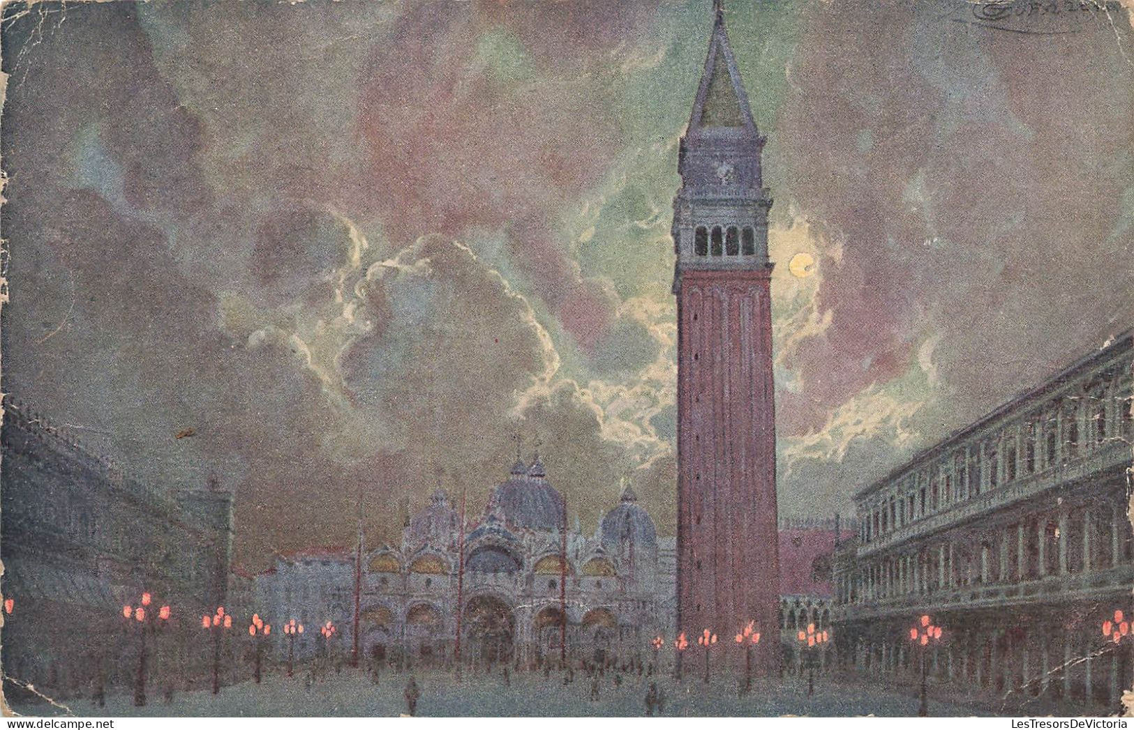 ITALIE - Venezia - Piazza - Chiesa S. Marco E Campanile - Carte Postale Ancienne - Venetië (Venice)