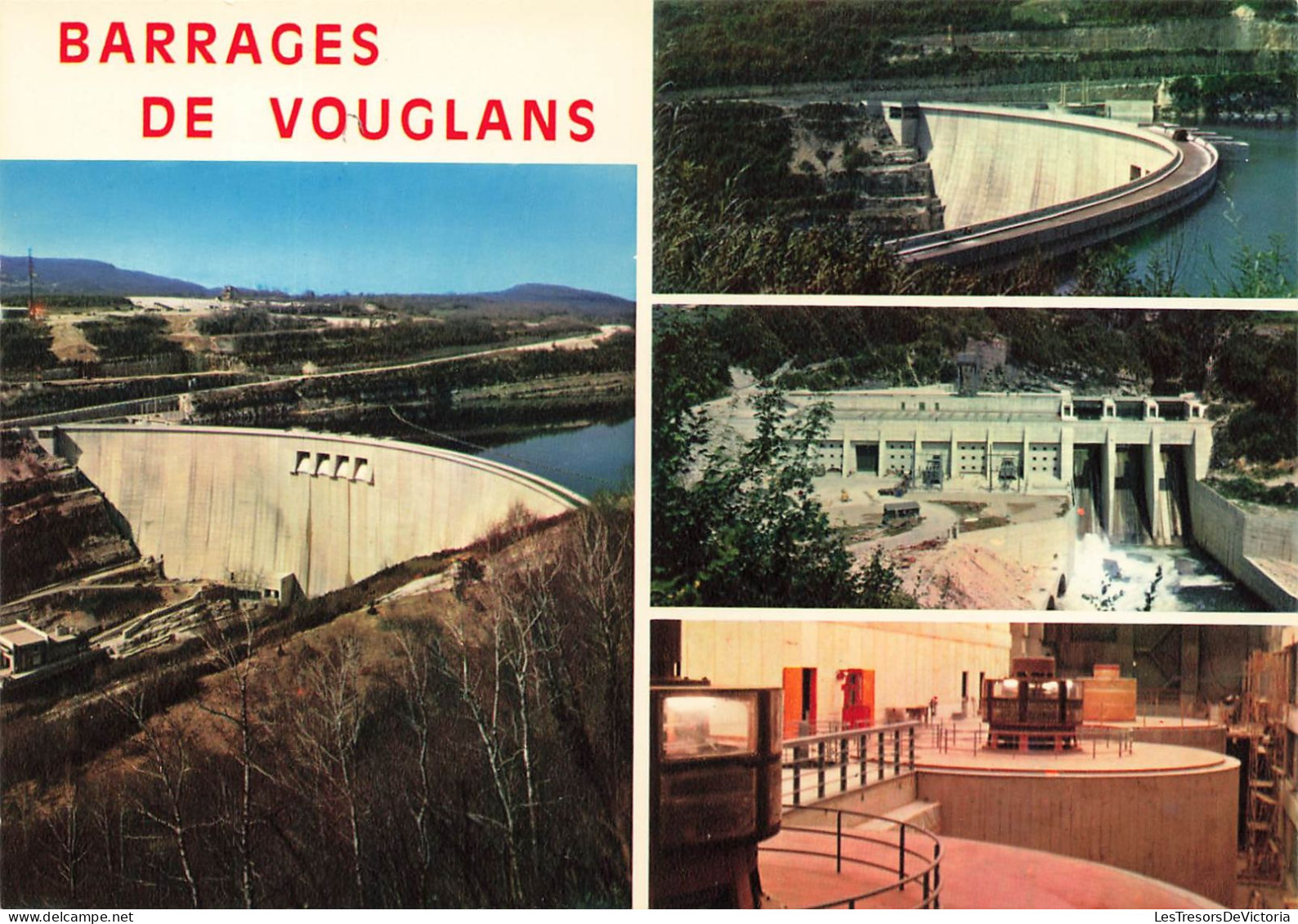 FRANCE - Multivues Du Barrage  De Vouglans Et Le Saut Mortier - Carte Postale - Andere & Zonder Classificatie