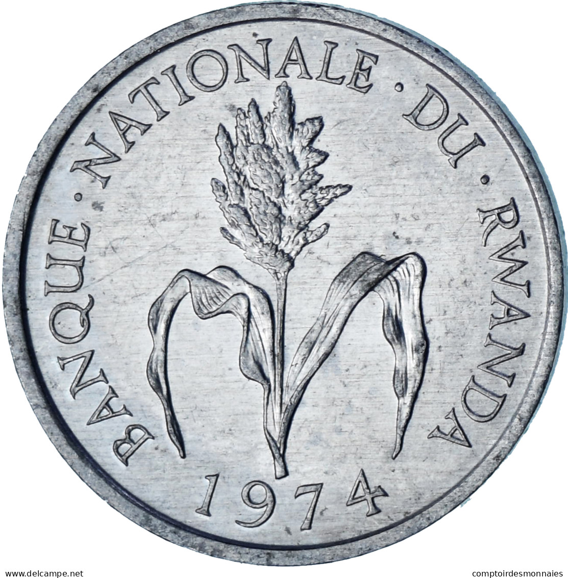 Rwanda, Franc, 1974 - Rwanda