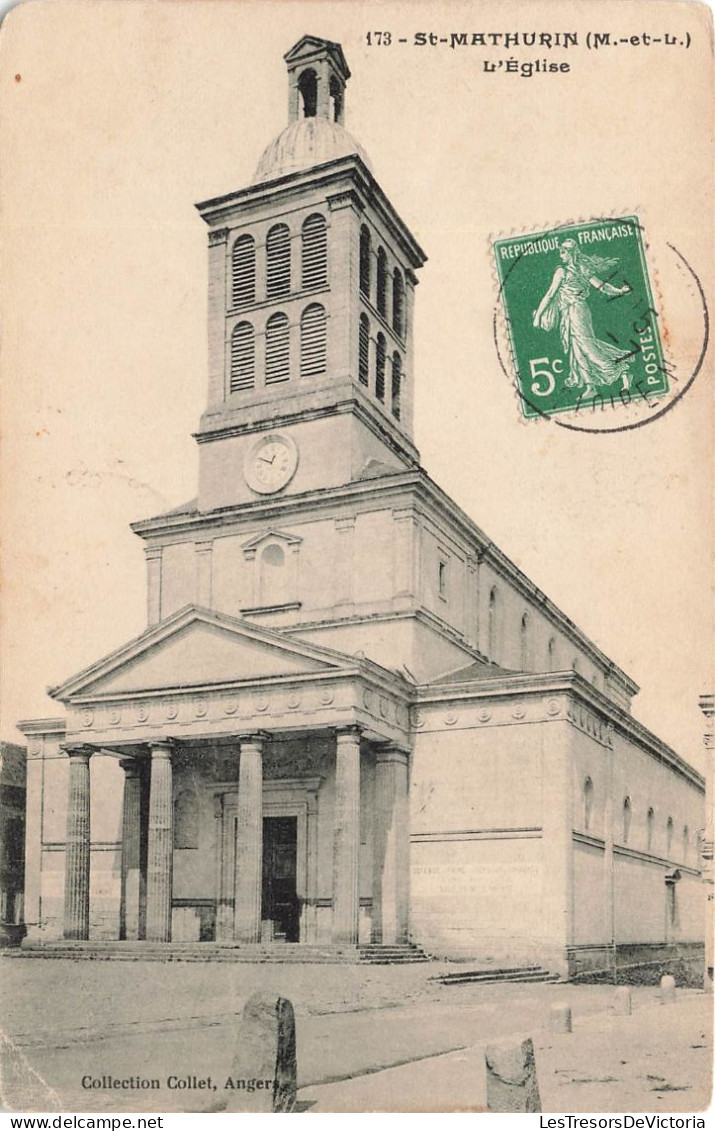 FRANCE - Saint Mathurin - L'église - Carte Postale Ancienne - Sonstige & Ohne Zuordnung