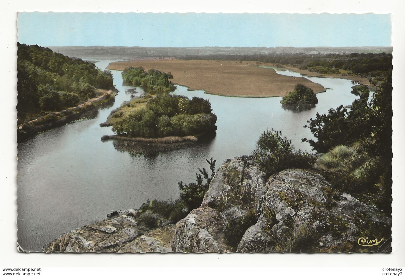 56 LA GACILLY N°7 L'Ile Aux Pies VOIR DOS Postée De 35 BAINS SUR OUST En 1971 - La Gacilly