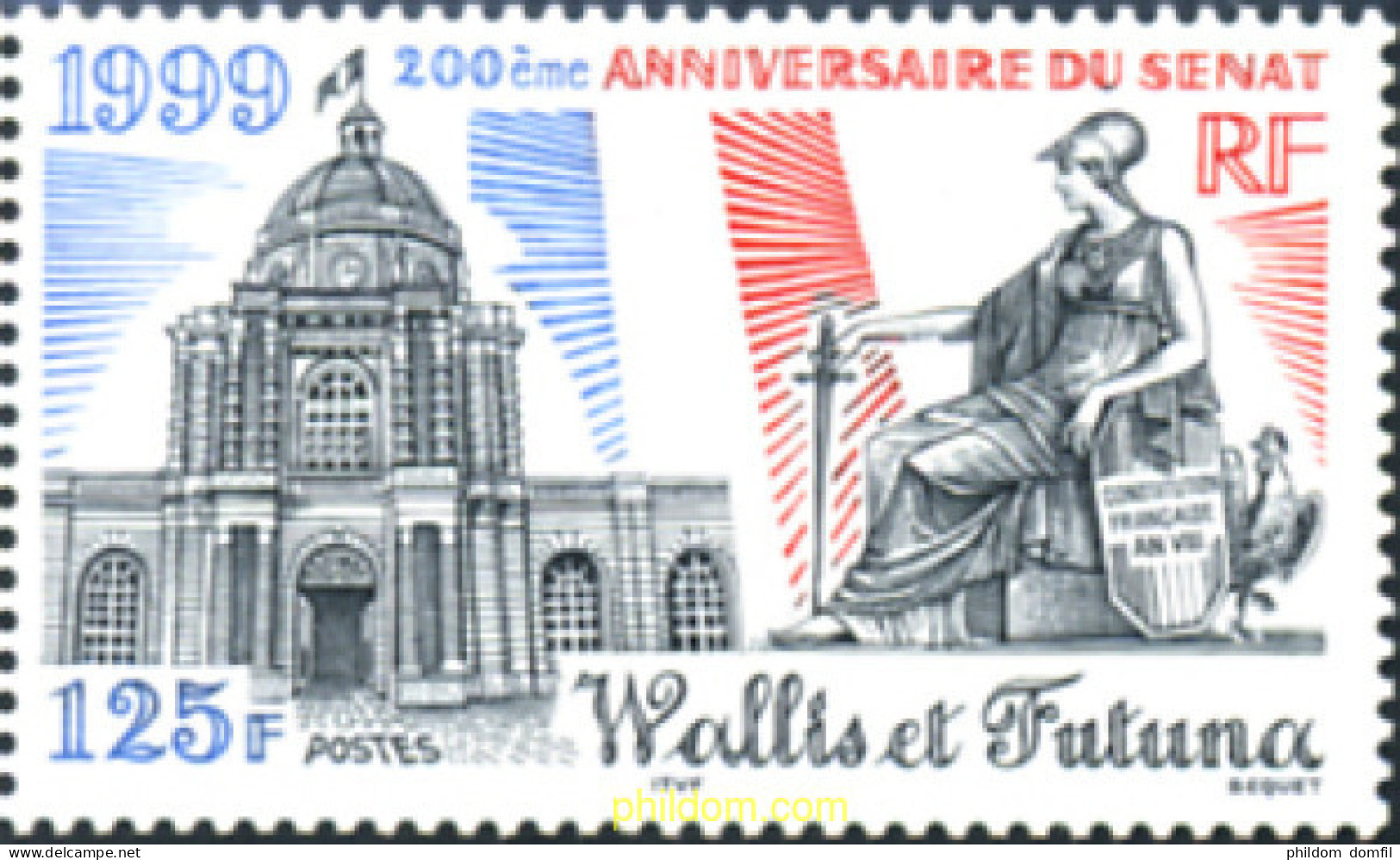 263635 MNH WALLIS Y FUTUNA 1999 200 ANIVERSARIO DEL SENADO - Unused Stamps