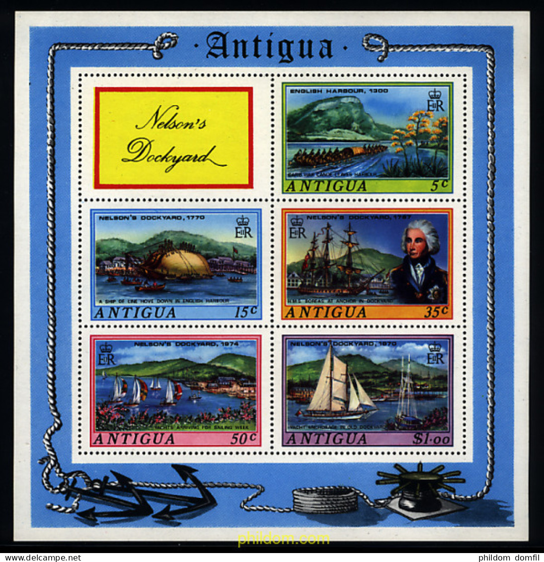 46672 MNH ANTIGUA 1975 ASTILLERO DE NELSON - Other & Unclassified