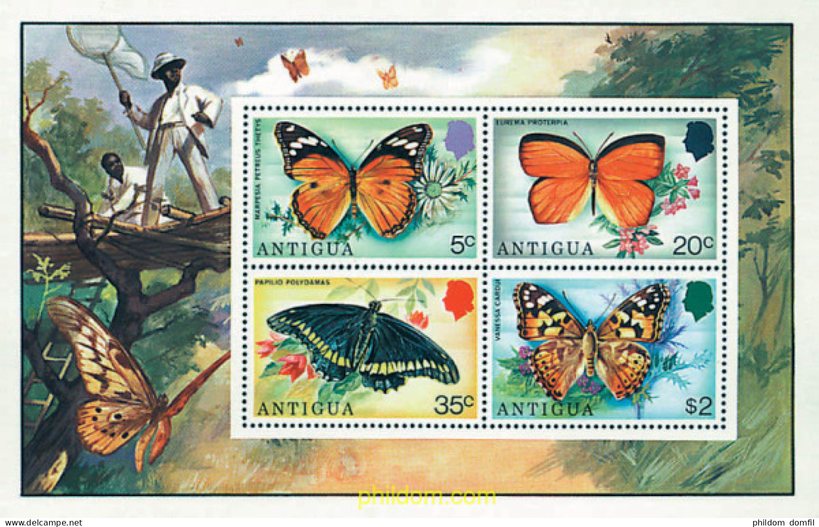 79086 MNH ANTIGUA 1975 MARIPOSAS - Other & Unclassified