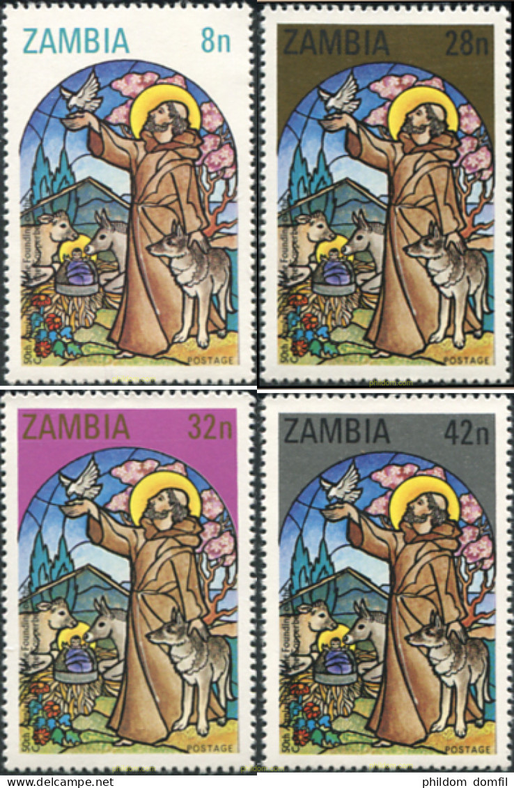 286801 MNH ZAMBIA 1980 NAVIDAD - Zambie (1965-...)