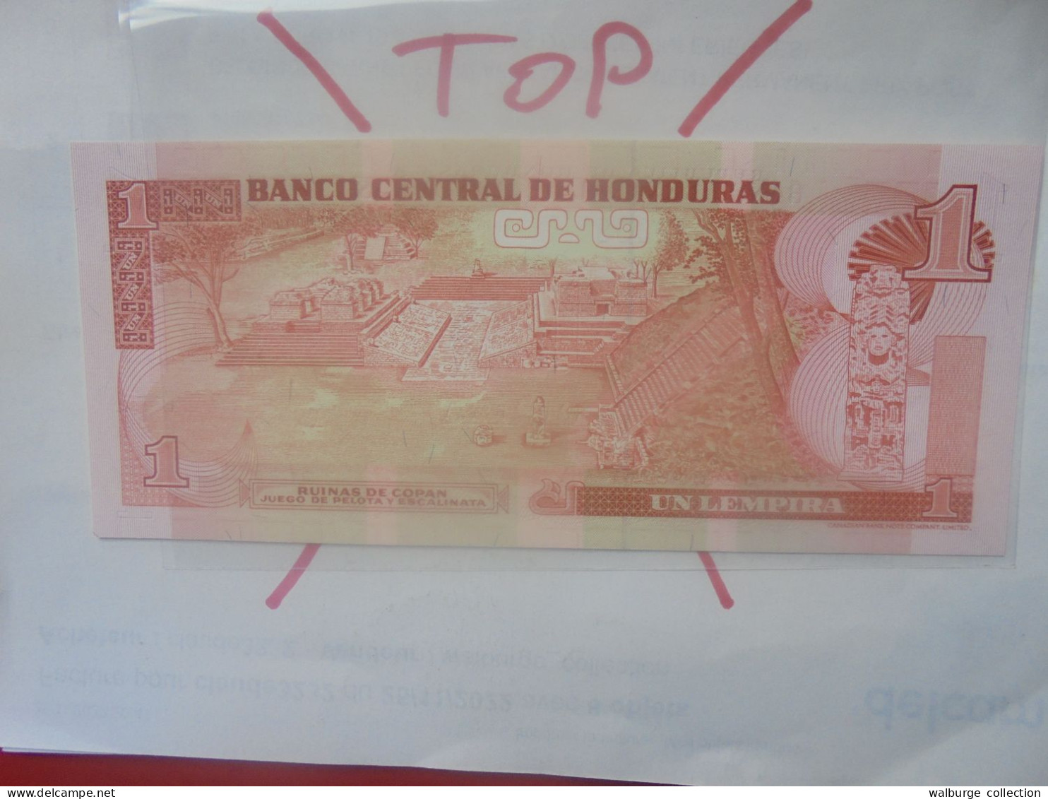 HONDURAS 1 LEMPIRA 1992 Neuf (B.33) - Honduras