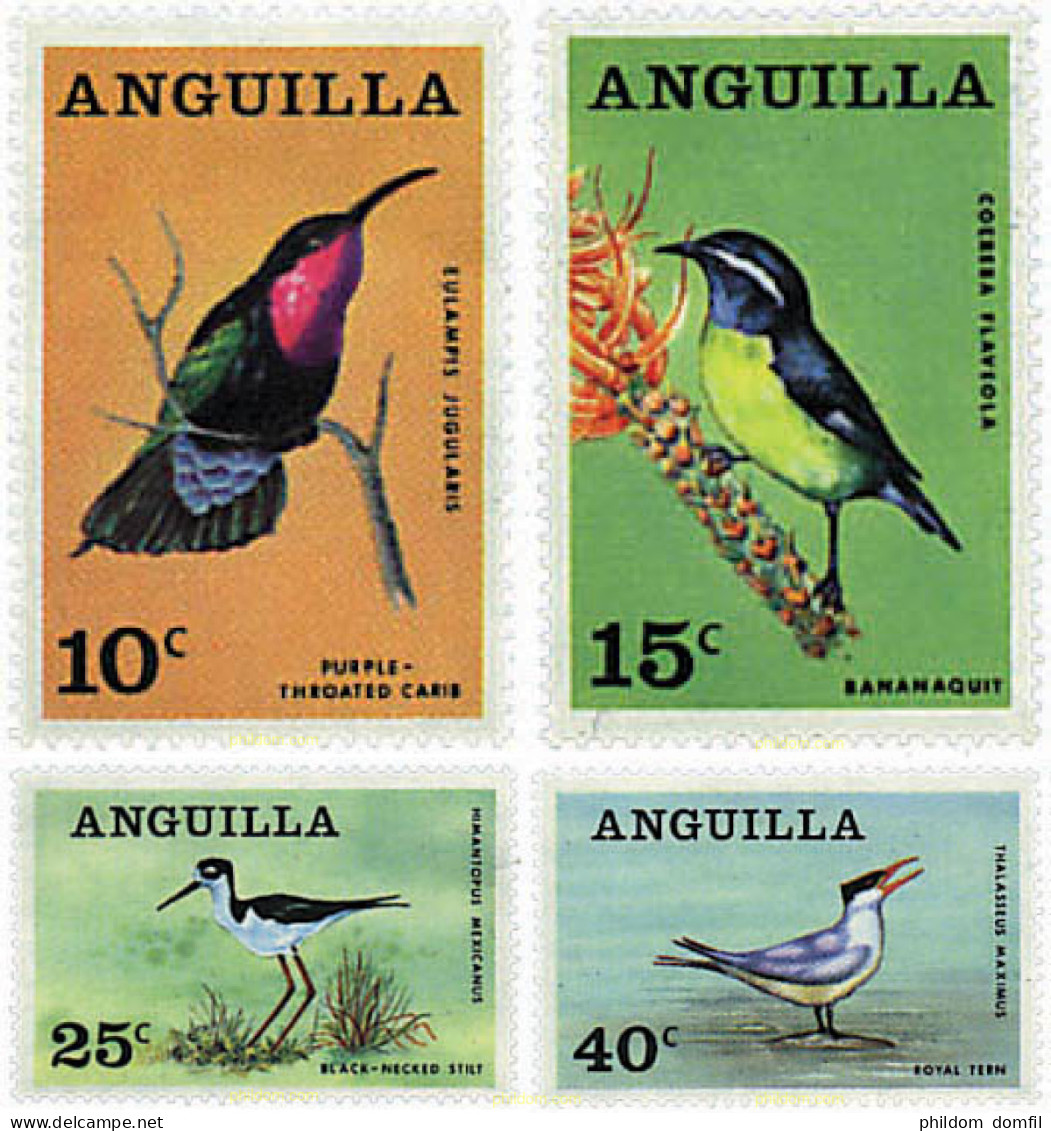 46652 MNH ANGUILLA 1968 AVES AUTOCTONAS - Anguilla (1968-...)