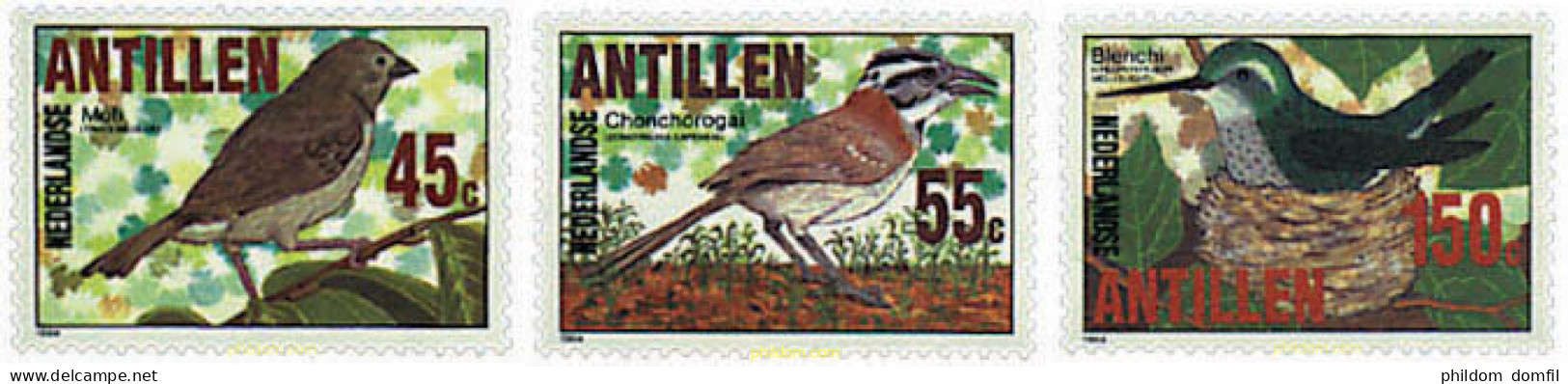 32225 MNH ANTILLAS HOLANDESAS 1984 AVES - West Indies
