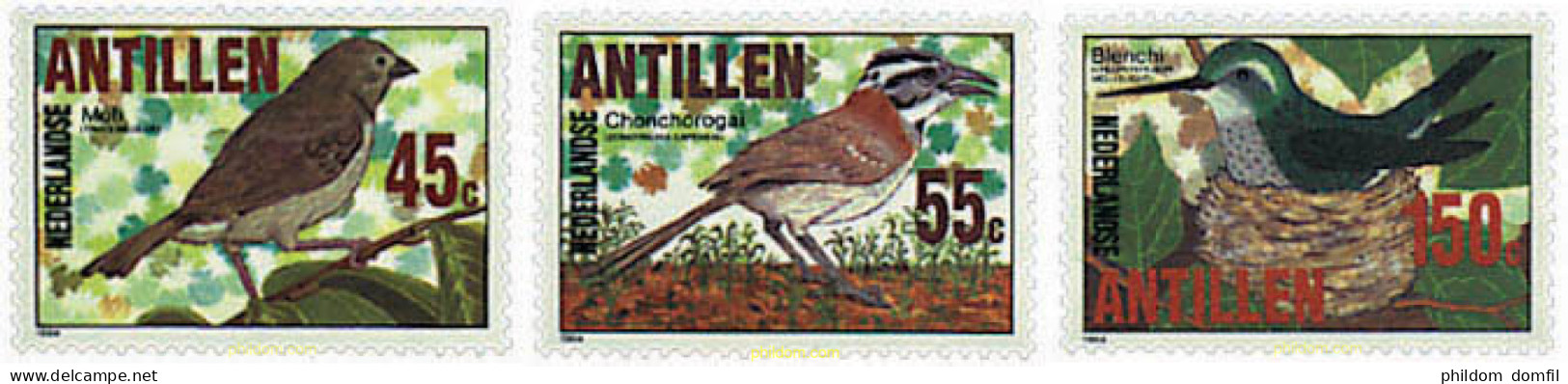 32225 MNH ANTILLAS HOLANDESAS 1984 AVES - Antilles