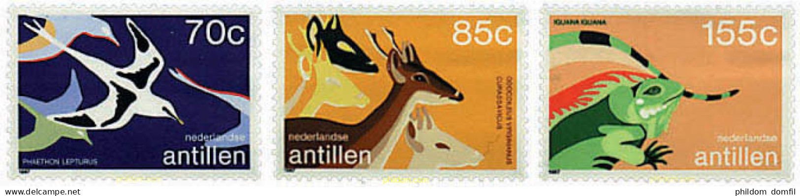 33583 MNH ANTILLAS HOLANDESAS 1987 25 ANIVERSARIO DE LA CREACION DEL PARQUE NATURAL - Antillen