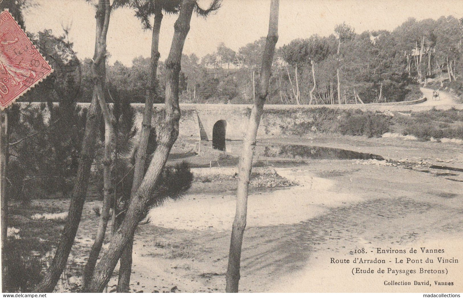 Route D'Arradon (56 - Morbihan) Le Pont Du Vincin - Arradon