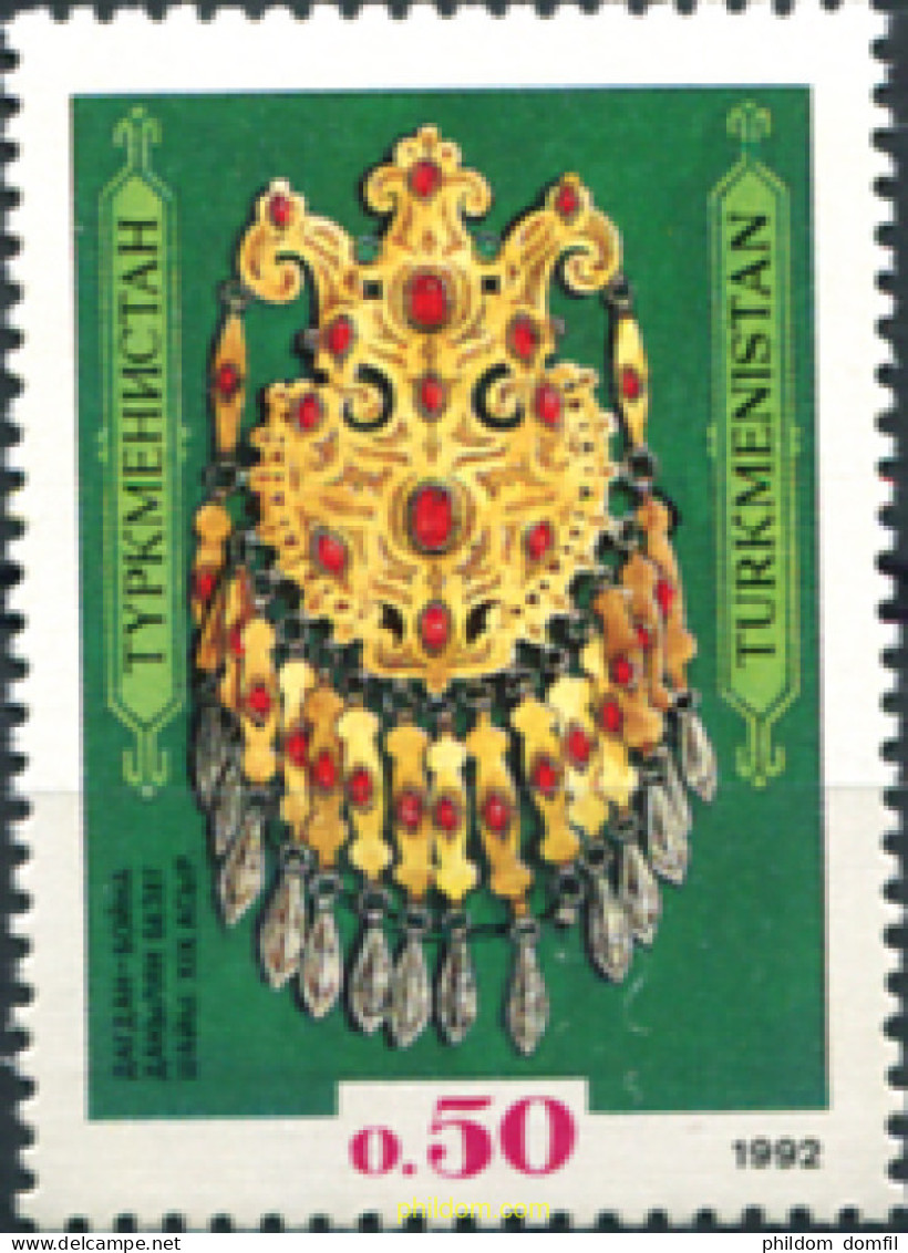 299354 MNH TURKMENISTAN 1992 PENDIENTE TRADICIONAL - Turkménistan