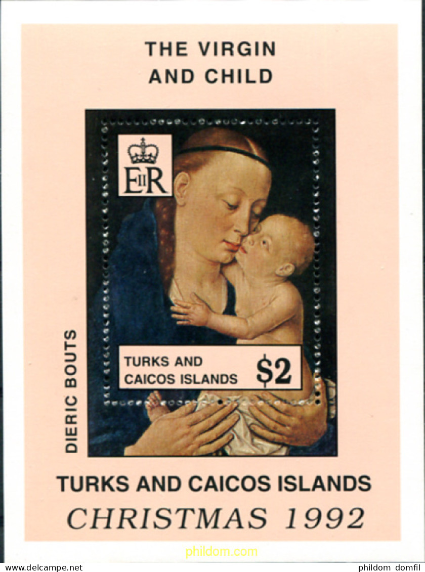 300322 MNH TURKS Y CAICOS 1992 NAVIDAD - Turks & Caicos (I. Turques Et Caïques)