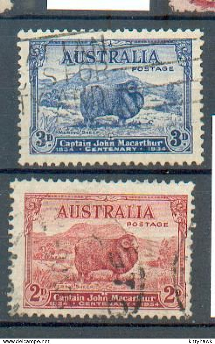 B 185 - Australie - YT 97 - 98 ° Obli - Used Stamps