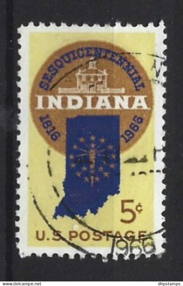 USA 1966  Indiana Statehood Y.T. 801 (0) - Used Stamps