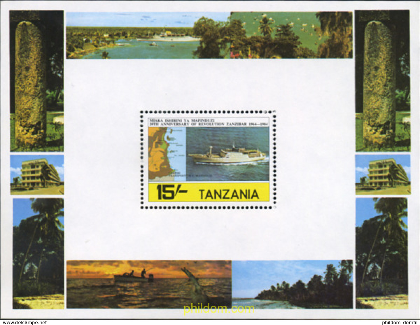 365219 MNH TANZANIA 1984 20 ANIVERSARIO DE LA REVOLUCION DE ZANZIBAR - Tanzania (1964-...)