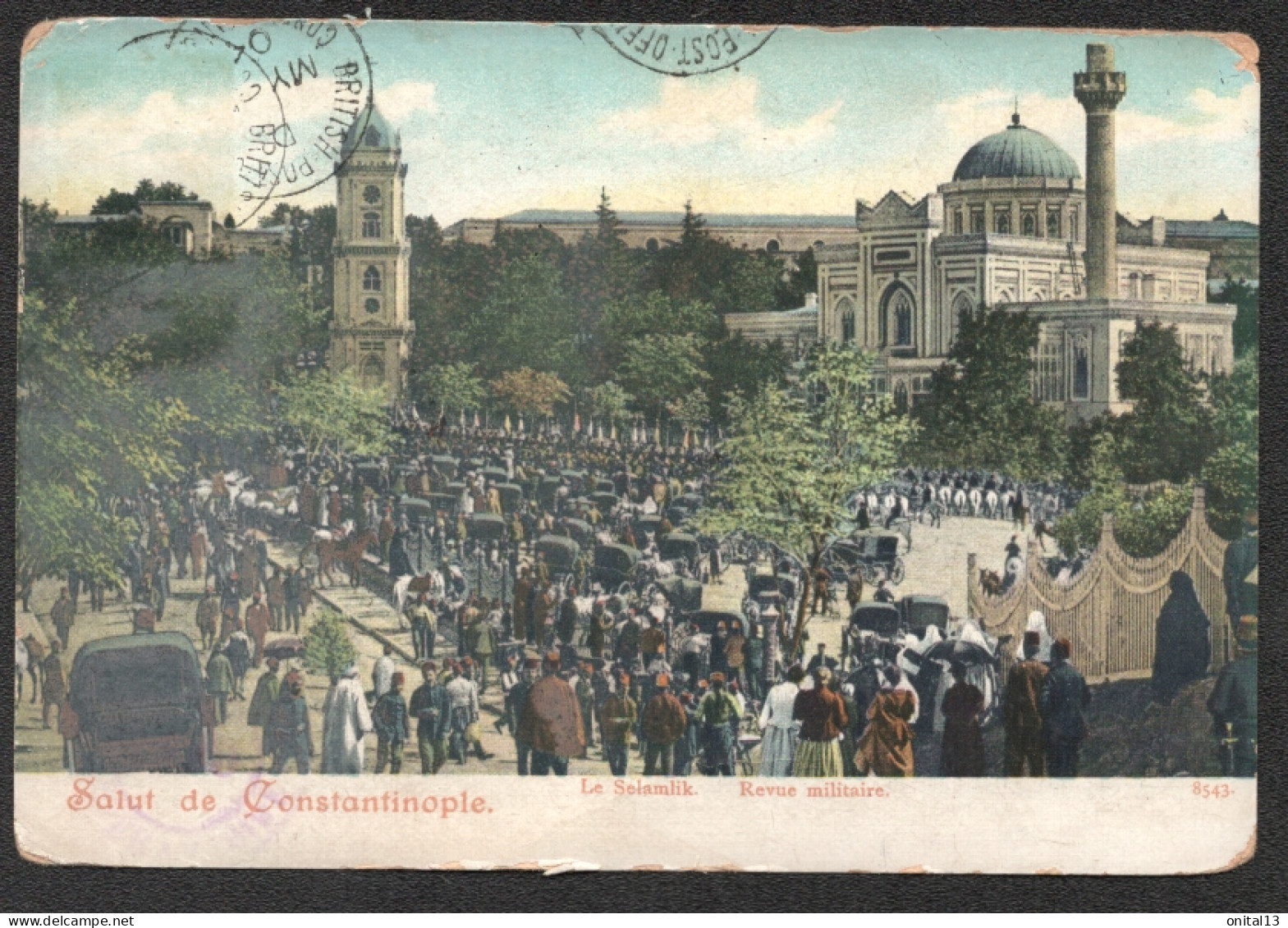 CACHET Constantinople Galata - Poste Francaise 1904    D3447 - Brieven En Documenten