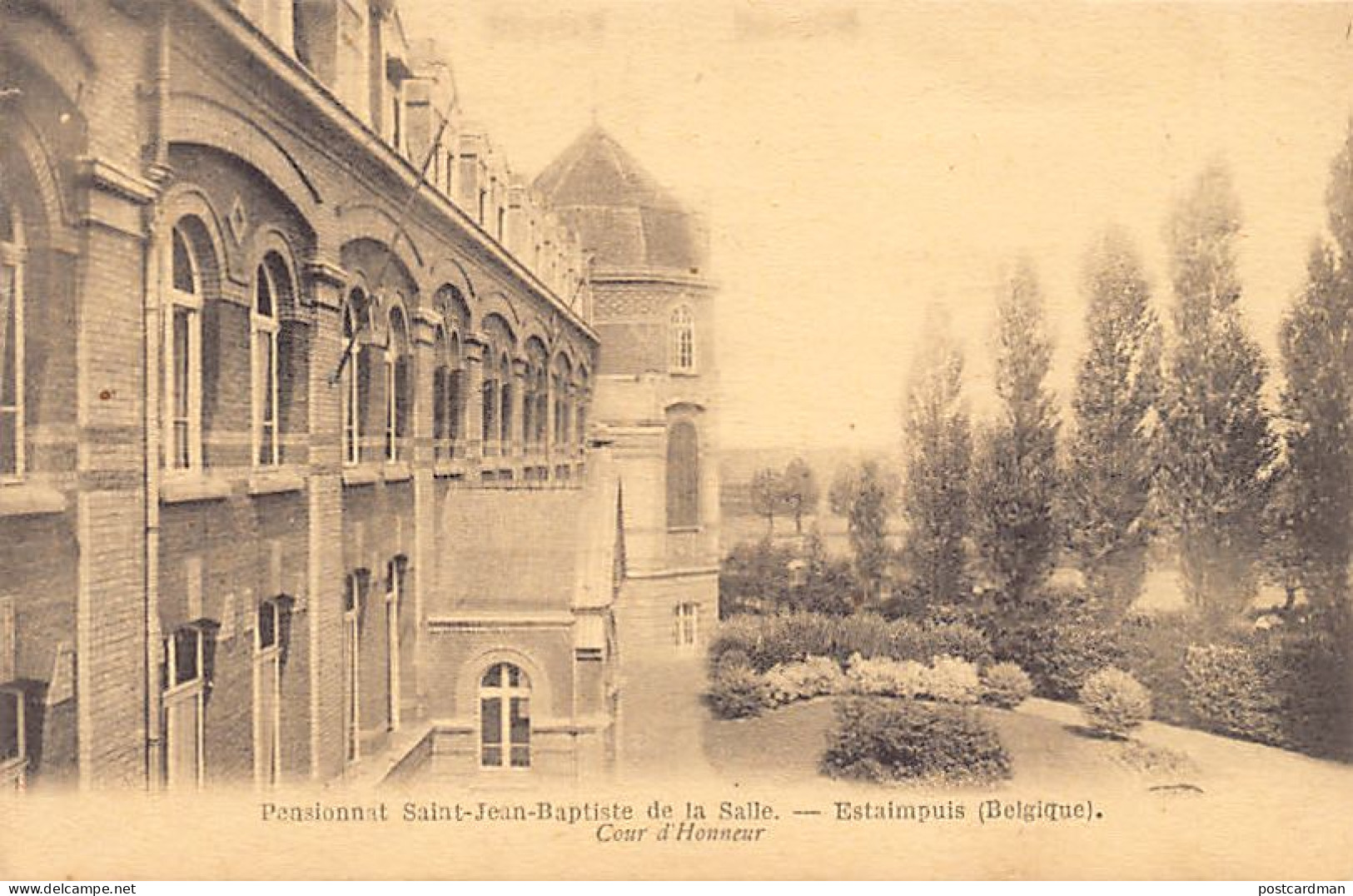 ESTAIMPUIS (Hainaut) Pensionnat St-Jean-Baptiste De La Salle - Cour D'Honneur - Estaimpuis