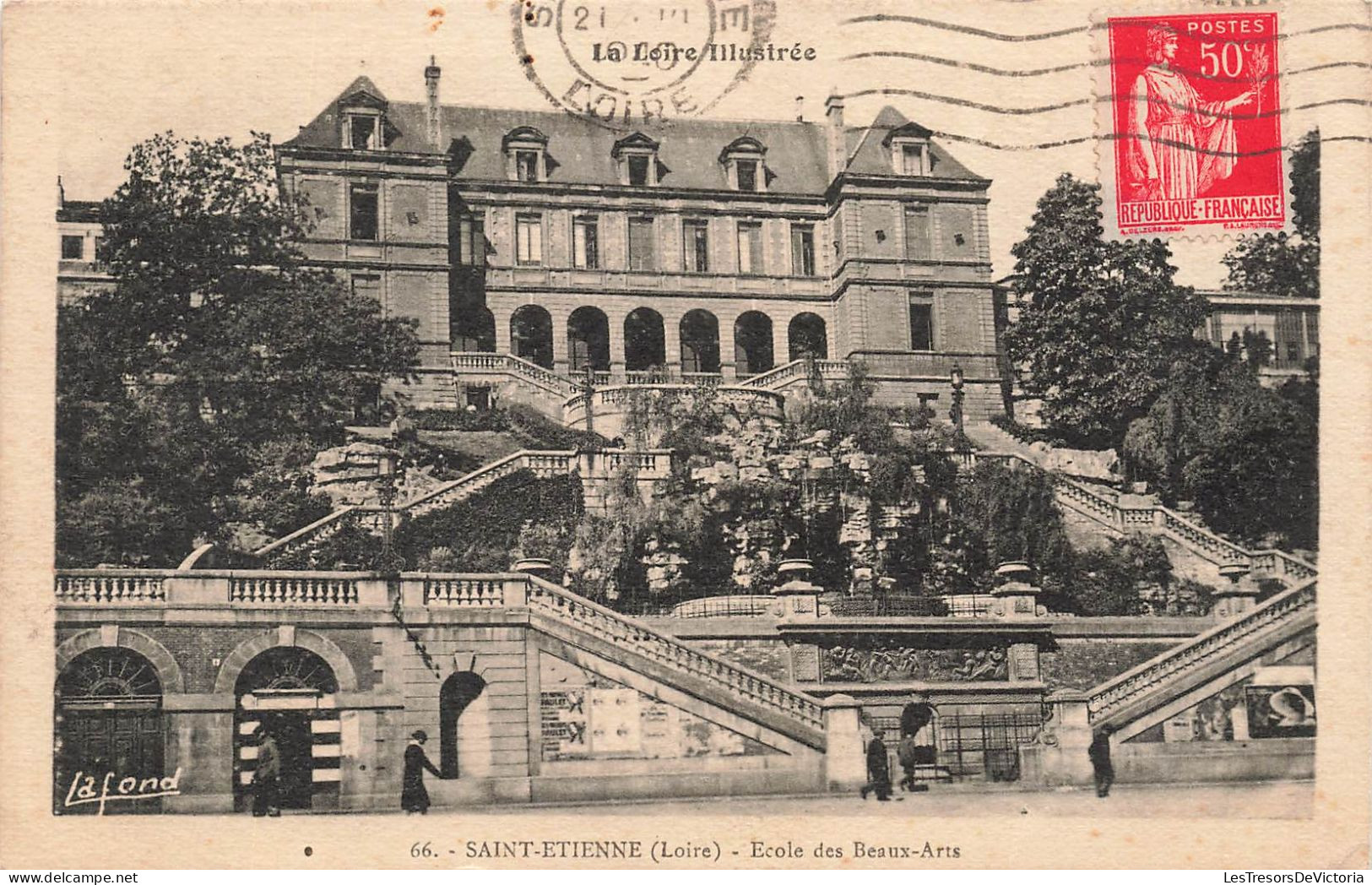 FRANCE - Saint Etienne - Ecole Des Beaux-arts - Carte Postale Ancienne - Saint Etienne