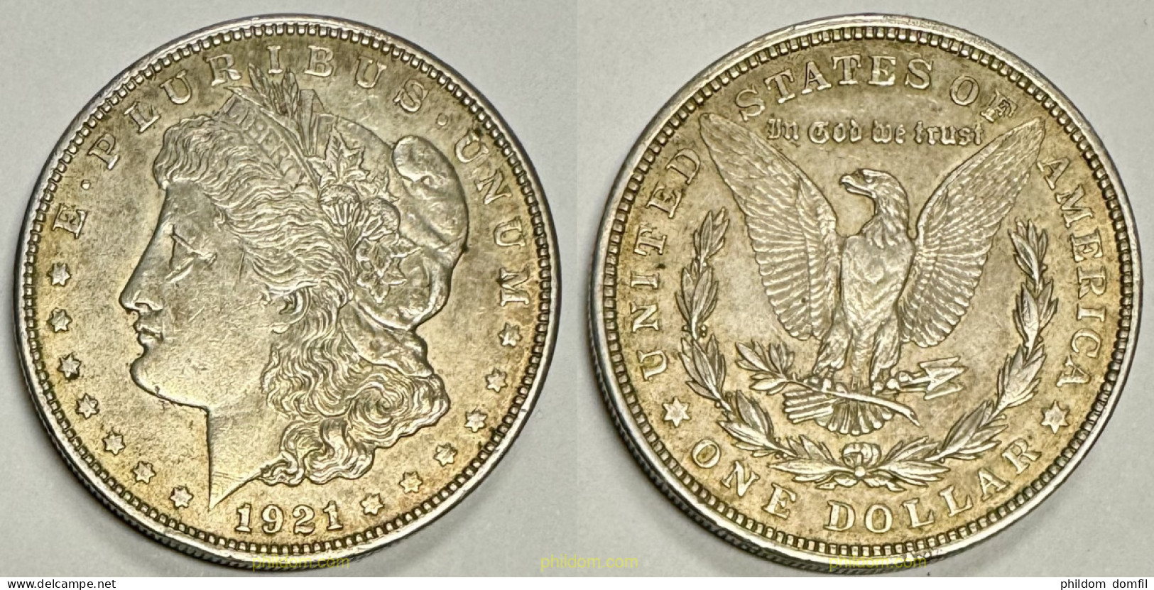 3875 ESTADOS UNIDOS 1921 UNITED STATES MORGAN USA $1 DOLLAR 1921 - Otros & Sin Clasificación