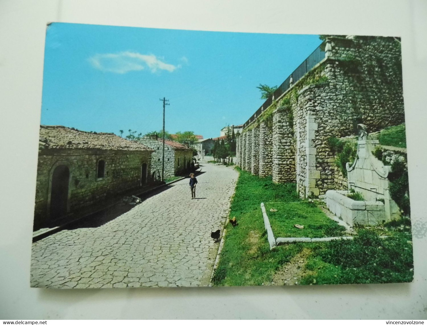 Cartolina Viaggiata "FRIGENTO Via Cedolone" 1971 - Avellino