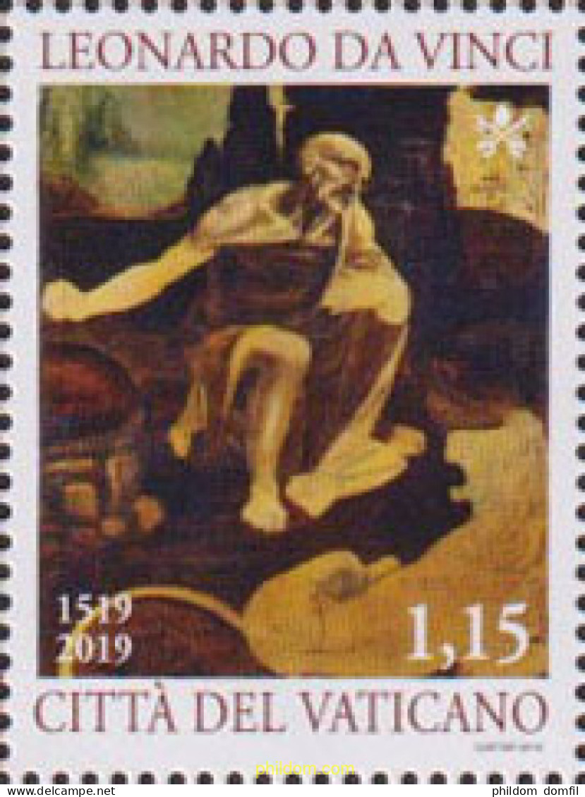 612965 MNH VATICANO 2019 V CENTENARIO DE LA MUERTE DE LEONARDO DA VINCI - Unused Stamps