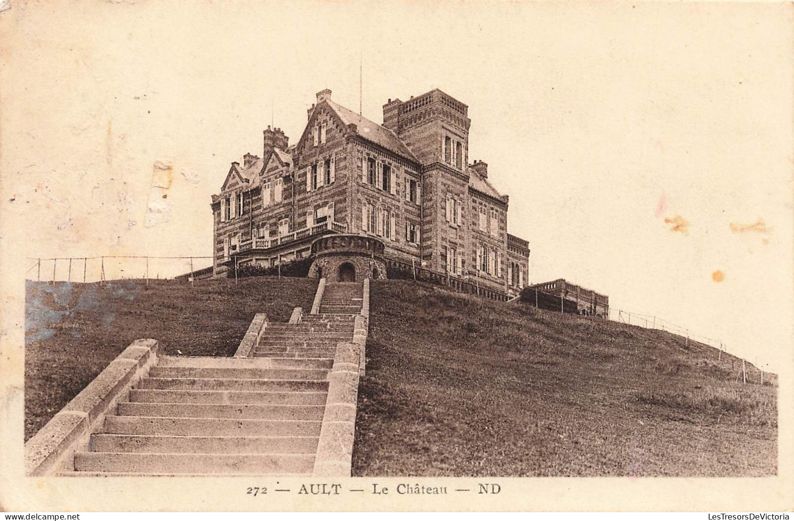 FRANCE - Ault - Vue Générale Du Château - ND - Carte Postale Ancienne - Ault