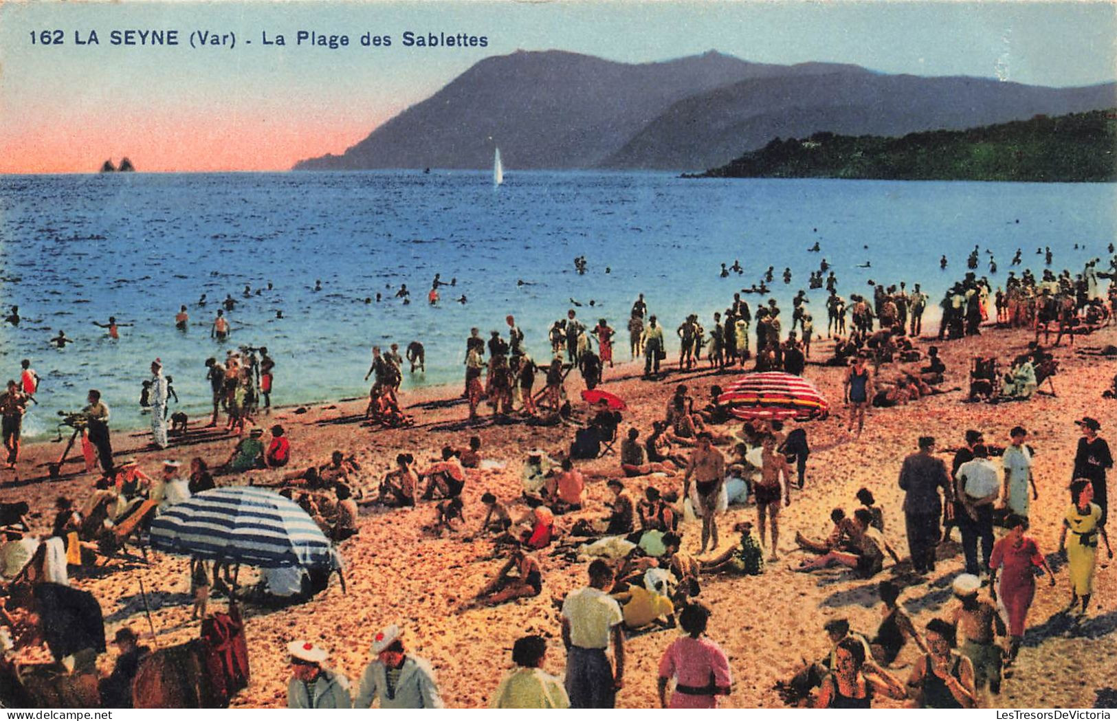 FRANCE - La Seyne - La Plage Des Sablettes - Animé - Carte Postale - La Seyne-sur-Mer