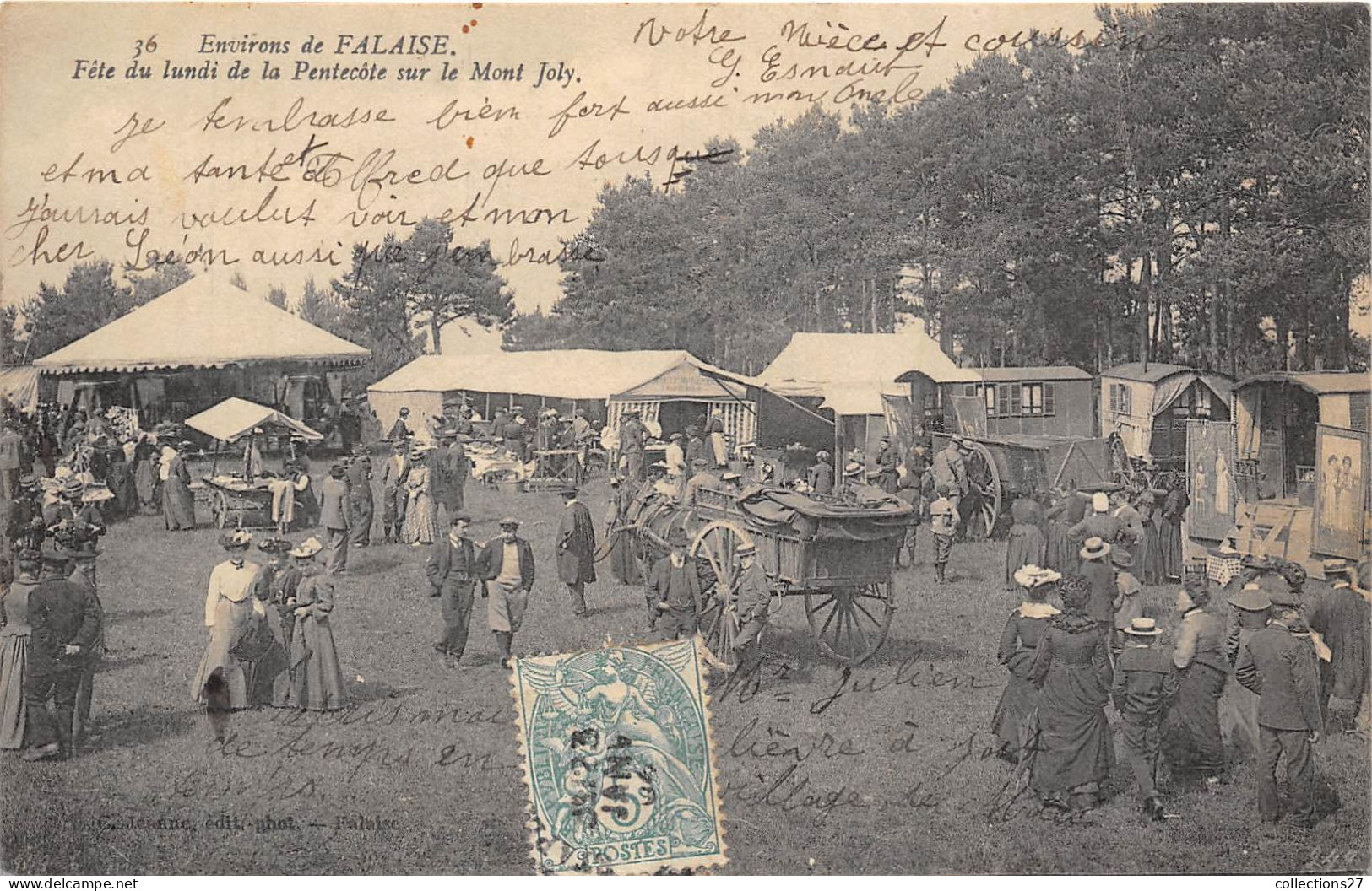 14-LE MONT-JOLY- ENVIRONS DE FALAISE- FÊTE DU LUNDI DE LA PENTECÔTE - Falaise