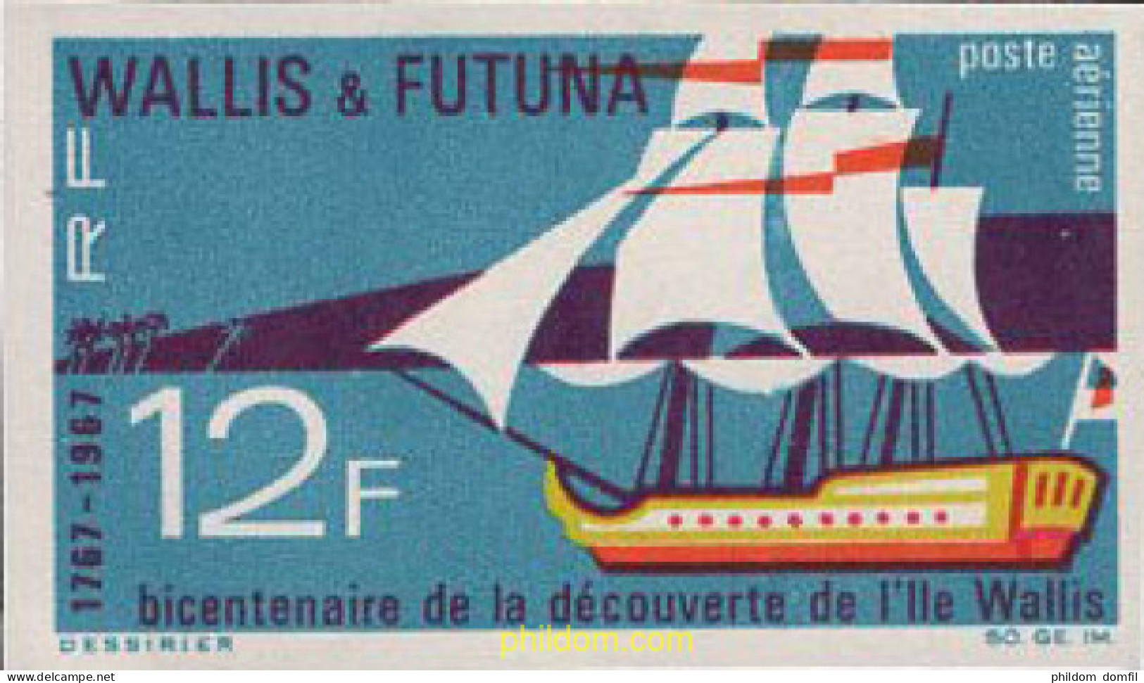 674652 MNH WALLIS Y FUTUNA 1967 BICENTENARIO DEL DESCUBRIMIENTO DE WALLIS - Unused Stamps