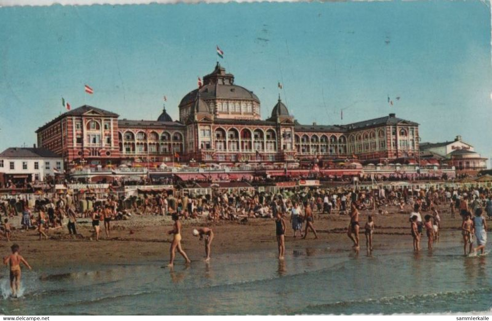 93077 - Niederlande - Den Haag, Scheveningen - Strand Met Kurhaus - 1961 - Scheveningen