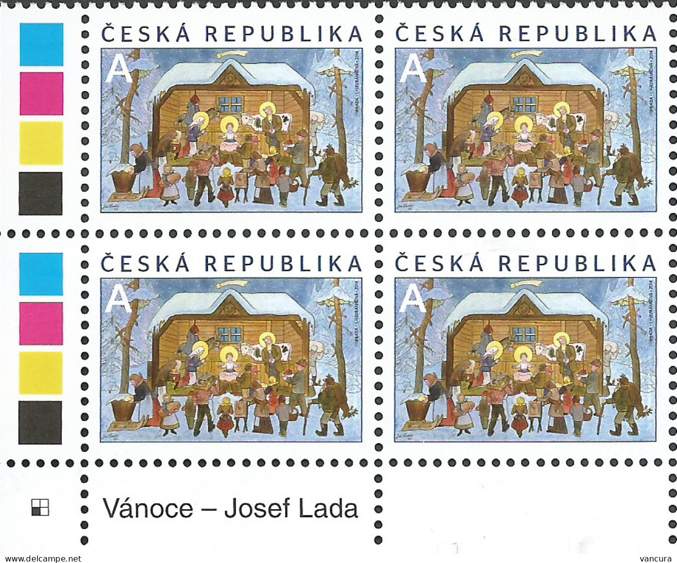 828 Czech Republic Lada's Christmas Holy Family 2014 - Neufs